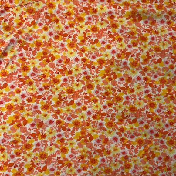 Old Navy Floral Everywear Tee XXL Tall Cotton Boxy Cottagecore Coastal Grandma - Picture 6 of 13